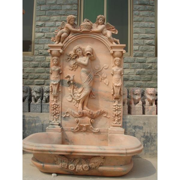 Modern Woman And Cherubs Carrara Stone Carved Statues