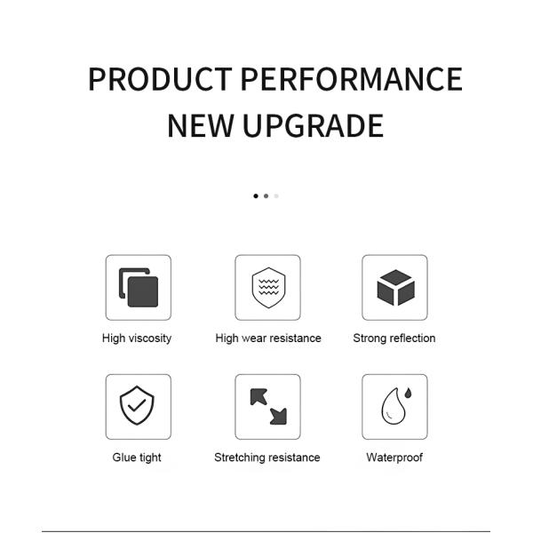 Reflective Tape Outdoor Waterproof Warning Reflector Tape Night Safety Stickers Reflective Tape For Trailer Vehicle Clothing