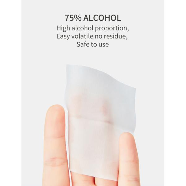 ОЭМ упаковал устранимые влажные Випес, алкоголь изопропила Випес 75% дезинфектанта младенца безопасный