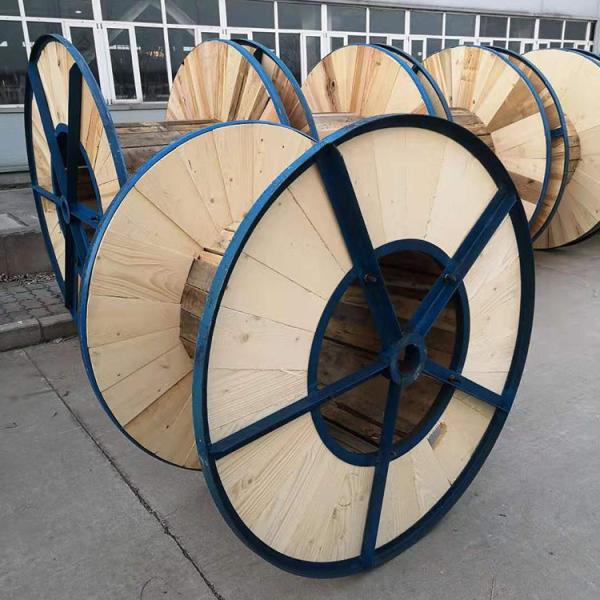 HF Giant Wooden Cable Spool Industrial Wood Spool For Cable Spools Cable Reels