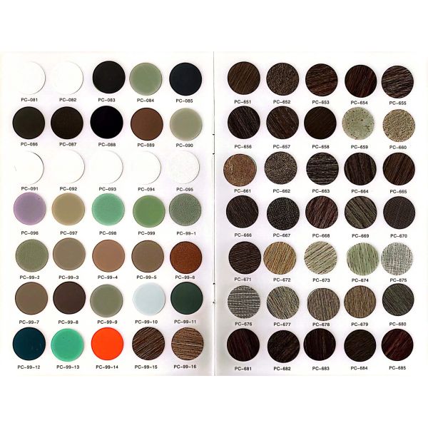 Customizable Color PVC Screw Cover with Matte Solid or High Gloss Finish for Furniture Surface Repair