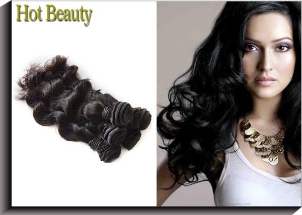 5A Virgin Material Human Hair Bundles Healthy Ends Last Long Time Under Good Direction