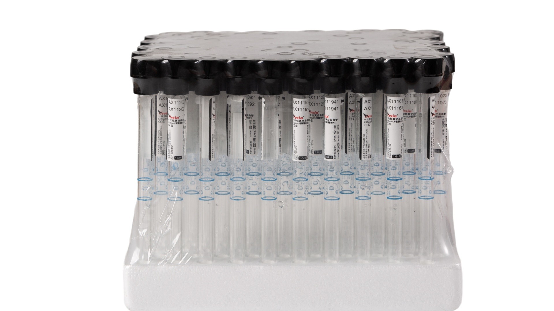 Edta K2 K3 No Additive Blood Collection Tubes Blood Collection Vials With Rubber Stopper