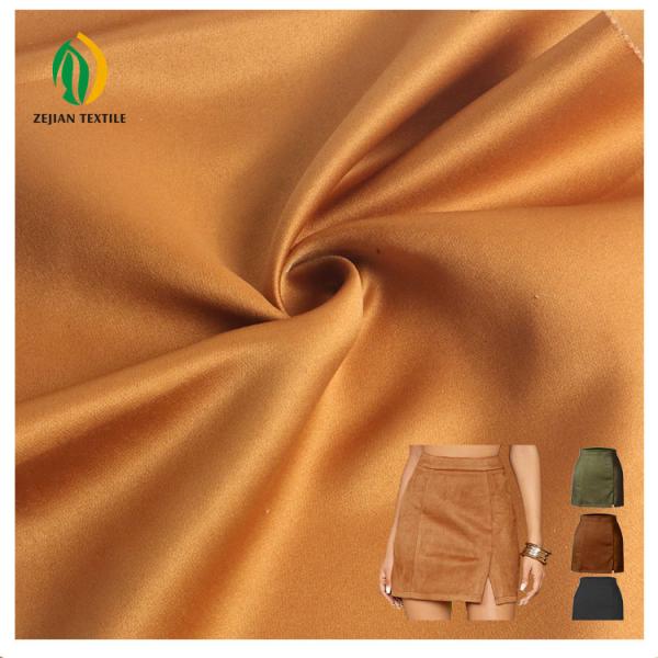 China supplier REPREVE RECYCLED SUEDE  for lining RPET FABRIC