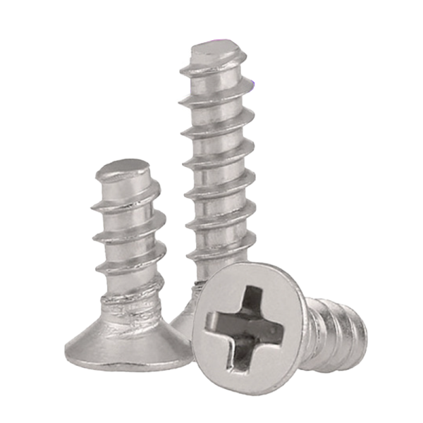 KB nickel-plated cross countersunk head self-tapping screws, flat head and flat tail self-tapping nails, small screws for glasses, M1/M2/M3/M4/M5