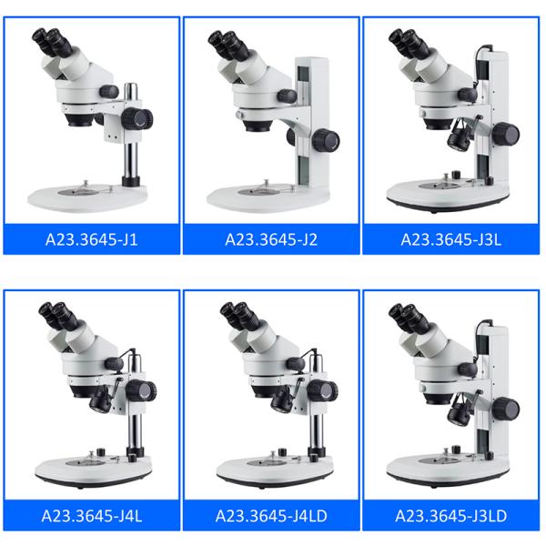 Увеличение 7-45x микроскопов A23.3645 Opto Edu Trinocular стерео