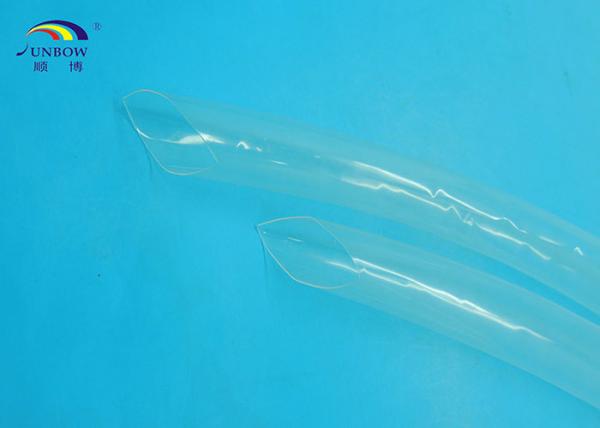 200C High Temperature Low Shrink ratio FEP Heat Shrink Tubes / Clear Plastic Tubing For Customized sizes With Rohs