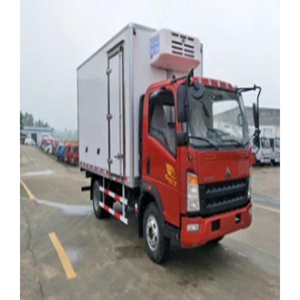 Полностью закрытая конструкция SINOTRUK HOWO 6X4 холодильник для пищевых продуктов морозильник грузовик грузовик грузовик замораживание температуры -18°C до 5°C