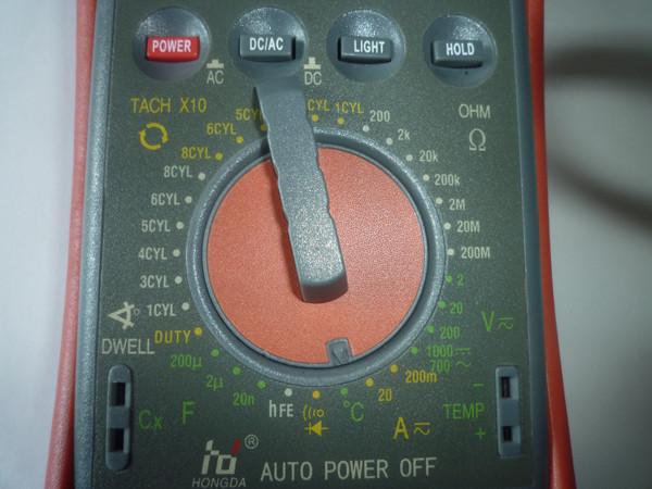 ​Green Backlight  Buzzer Digital Automotive Multimeter With Dwell Tach