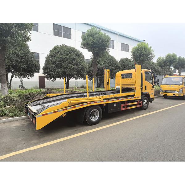 HOWO Light Double Deck Flatbed Road Rescue Wrecker Tow Truck For Sale