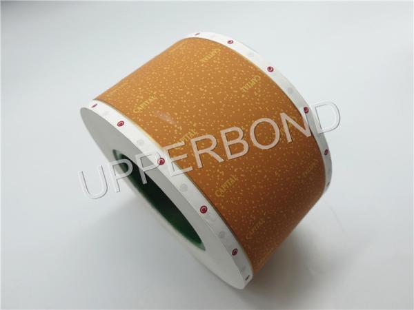Linha de carimbo quente cigarro que derruba o papel com Logo Patterm impresso