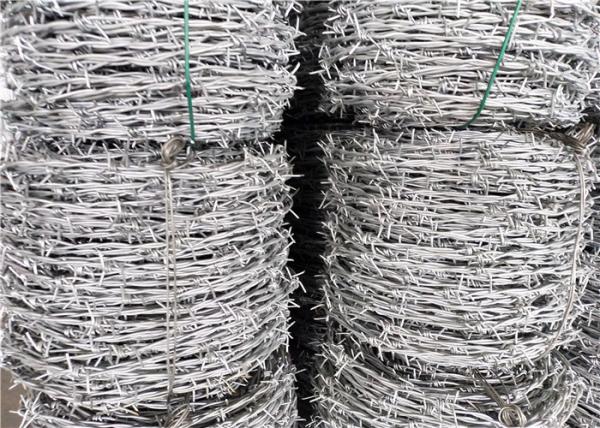 Tata Zinc Coated Security Barbed Wire For Fencing , Prison Barbed Wire