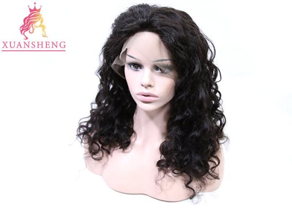 XS Virgin Human Lace Front Wigs Loose Curly Unprocessed Virgin Human Hair