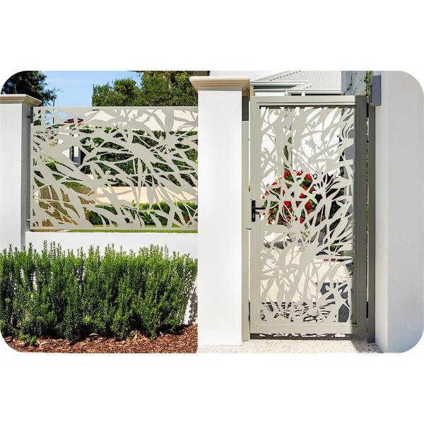 ODM Современная Алюминиевая Ограждающая Врата Огнеупорная Покрытая порошком Алюминиевая Врата