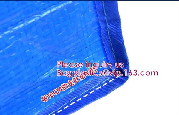 Heavy Duty Oversized Storage Bag Organizer With Strong Handles, Moving, Traveling, College Dorm, Camping