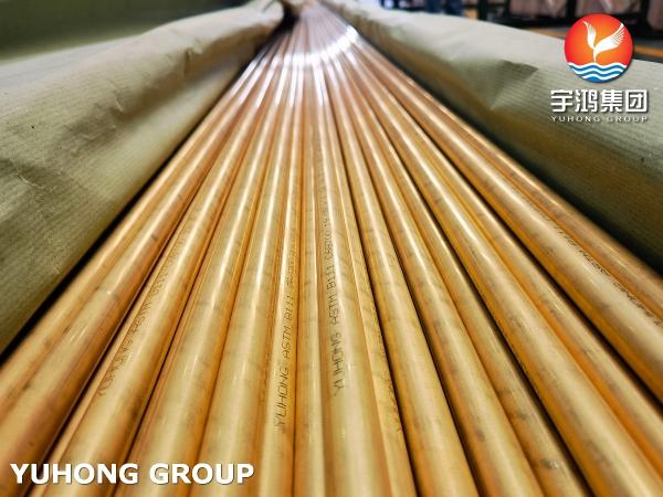 ASME SB111 C68700 Seamless Brass Tubes O61 For Heat Exchanger