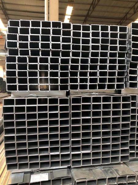 Pipe carrée galvanisée de qualité supérieure pour serre en zinc standard GB