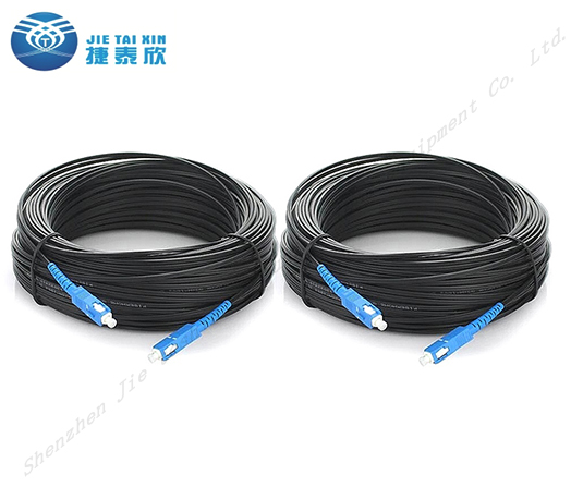 провод для ввода оптического волокна симплекса на открытом воздухе FTTH одиночного режима SC UPC 50M 100M