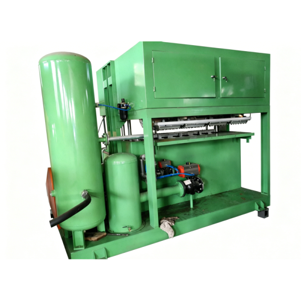 Small 1300-1500pcs Per Hour Egg Tray Machine Egg Carton Machine For Making Egg Trays Egg Cartons Shoes Trays Nursery Trays Aluminum molds PLC Controlled 