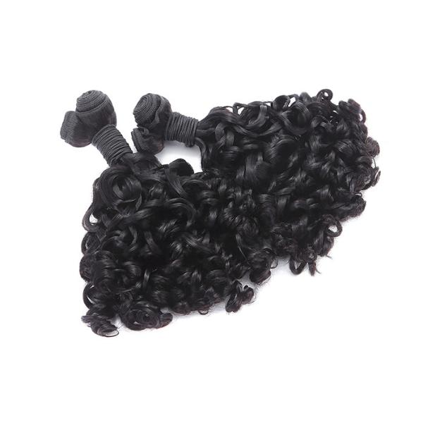 Big Pissy Real Double Weft Human Hair Extensions / Double Drawn Curly Hair