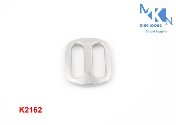 High Standard Webbing Buckles Metal , Square 18mm Bag Slider Strap Adjuster