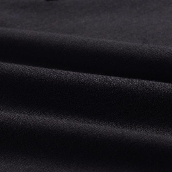 Custom logo men's hooded long sleeve sweater fashion,wholesale organic mens winter sweater black