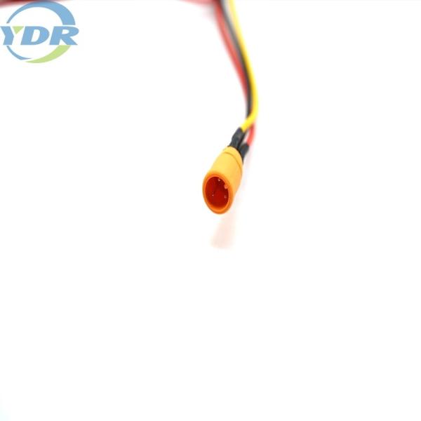 M8 3 Core Male Female JST SMR-02VB Waterproof Wire Harness To SM 2.5 Cable For Bike