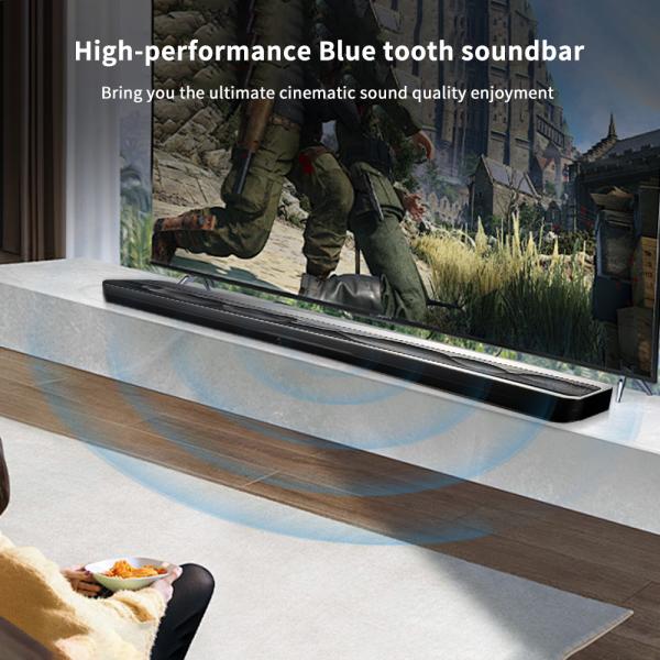 Expérience immersive Barre de son audio domestique Barre de son TV 75 pouces 5W * 4