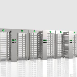 Torniquete completo DC12V da altura da entrada do empregado RS485