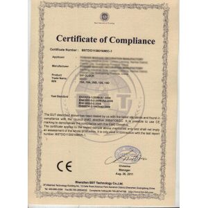 NOVAE TRADING DEVELOPMENT CO LTD Certifications