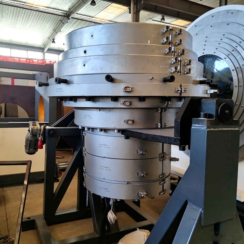110-2200mm HDPE Jacket Pipe Extrusion Line for District Heating Chilled Water Pipe