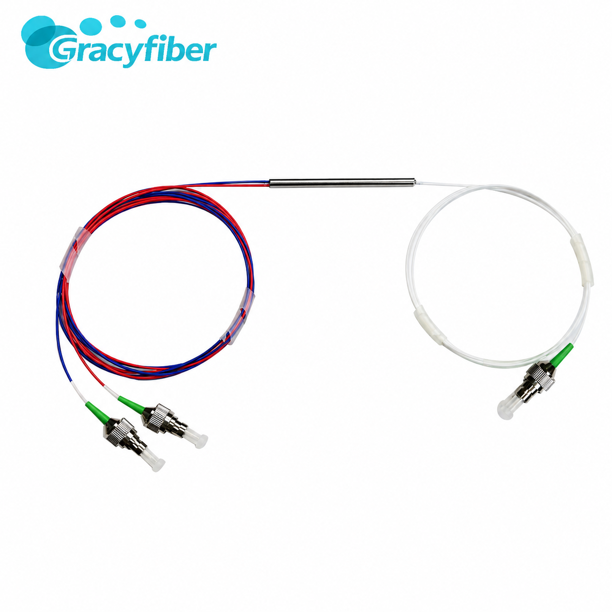 1x2 2x2 Fused PM Fiber Coupler 1020nm 50/50 PM Fiber Splitter For Laser System Optical Instrument