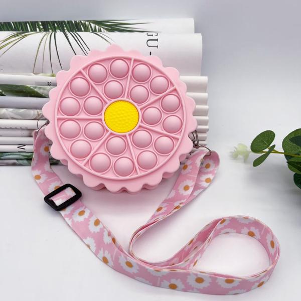 Каваи кроссбоди сумка Милая сумка для плеч Мультфильм Силиконовая сумка Поп-сумочка Сумочка для кошелька Девчонки Подарок на день рождения Милые аксессуары