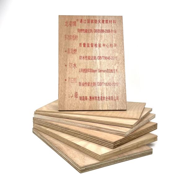 Fabrica de vendas directas contraplacado Okoume 6mm 9mm 18mm Chapas de contraplacado Okoume Placas de contraplacado laminadas 18mm para construção