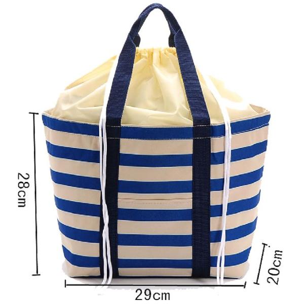 Охладитель обеда холста ОЭМ водостойкий кладет голубой и белый цвет в мешки нашивок