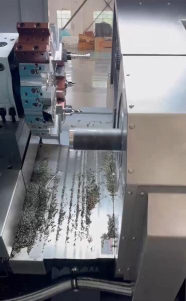 二重端傾斜床 横軸 CNC ターニング 金属加工