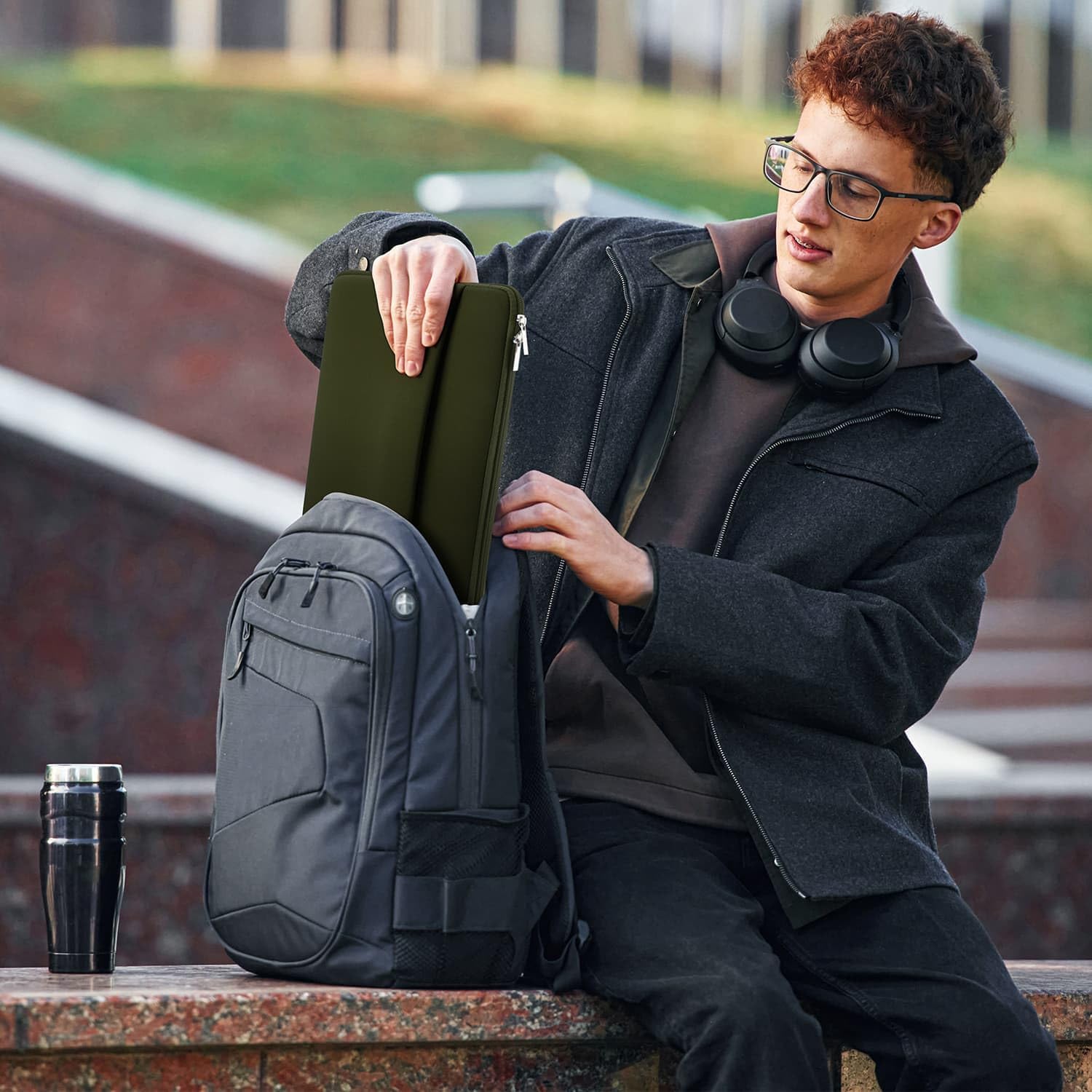 Waterproof Shockproof Portable Laptop Sleeve Case Bag Cover for MacBook Pro 11.6 12 13 14 15 15.6 Large Size LBX0113-4