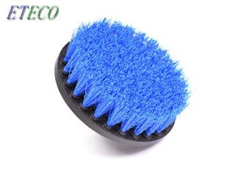 Polishing Drill Scrub Brush Standard Blue 4 Inch PP Nylon Easy Installation