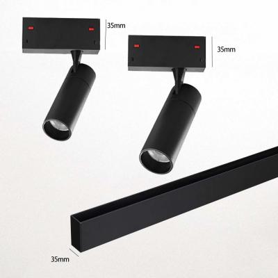 COB Surface Mounted Magnetic Lighting Track IP20 For Household