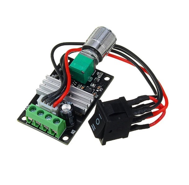 регулятор скорости мотора DC 6V 12V 24V 3A регулируемый PWM
