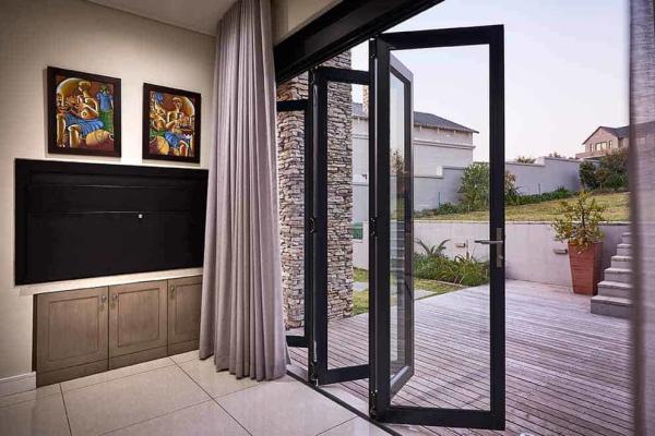 Aluminium Folding Doors Bi-folding Patio Doors Aluminium Folding Sliding Doors White Customised