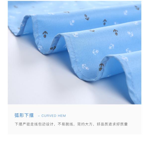 Polyester Fiber Men's Summer Floral Print Short-Sleeved Shirt Casual and Youth Design