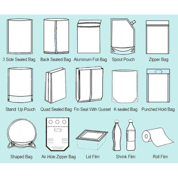 Moisture Proof Food Packaging Film Rolls Snack Packaging Film Customizable