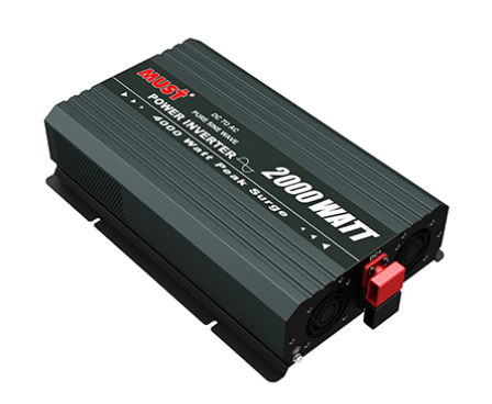 MUST PI1500 Series Pure Sine Wave Inverter 300‑2000W 12V/24V/48V DC To 230V AC USB Output Compact Portable Power Inverter For RV Car Home Off‑Grid Emergency Power Supply