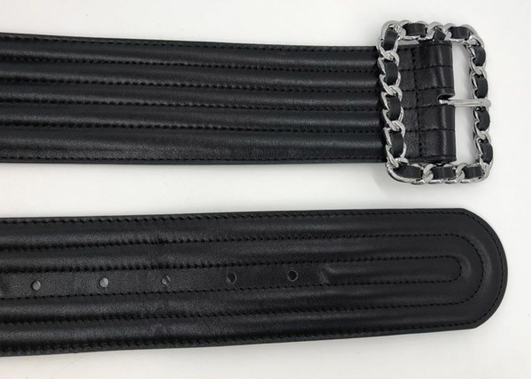 Кожа моды цепных женщин пряжки подпоясывает ширину 5.5cm длина 95 до 125cm