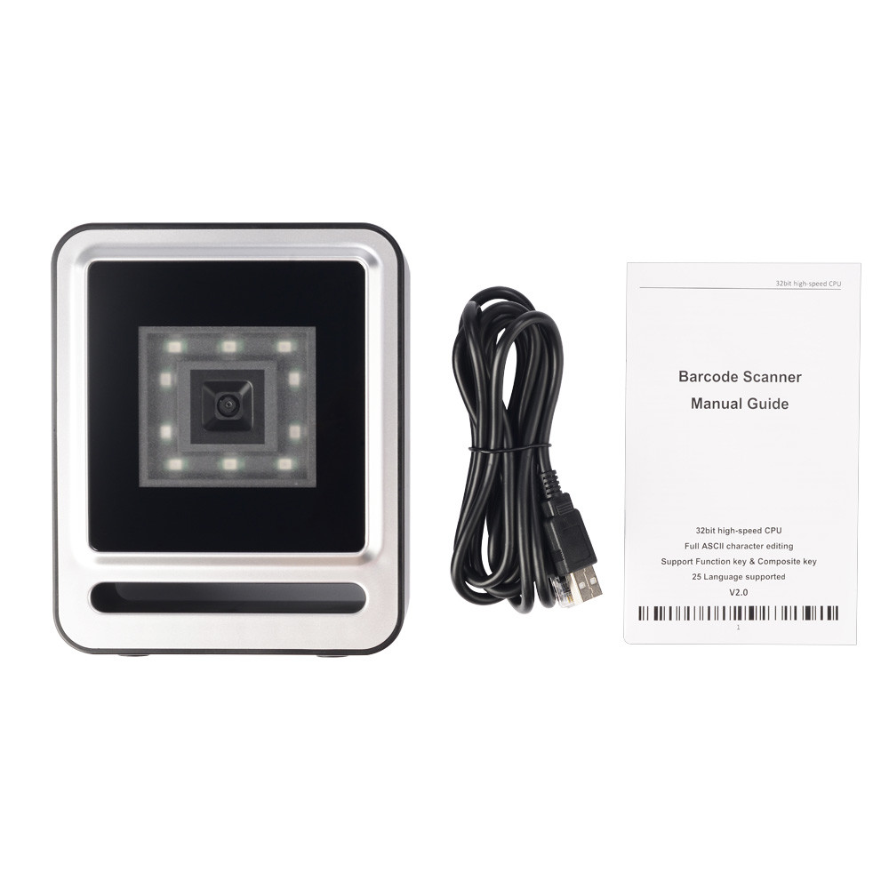 2D настольный всенаправленный читатель кода штриховой маркировки YHD-9200D USB блока развертки лазера COMS