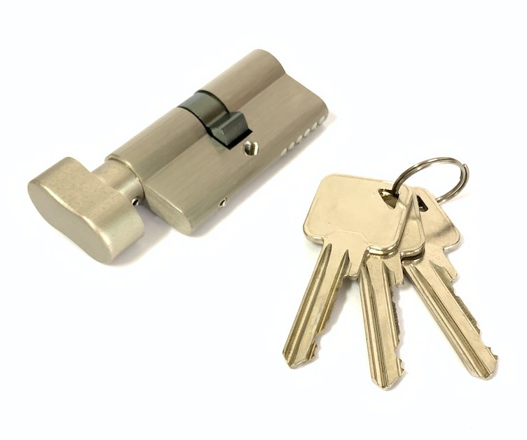 Brass Euro Cylinder Lock Customized Euro Single Cylinder 60mm