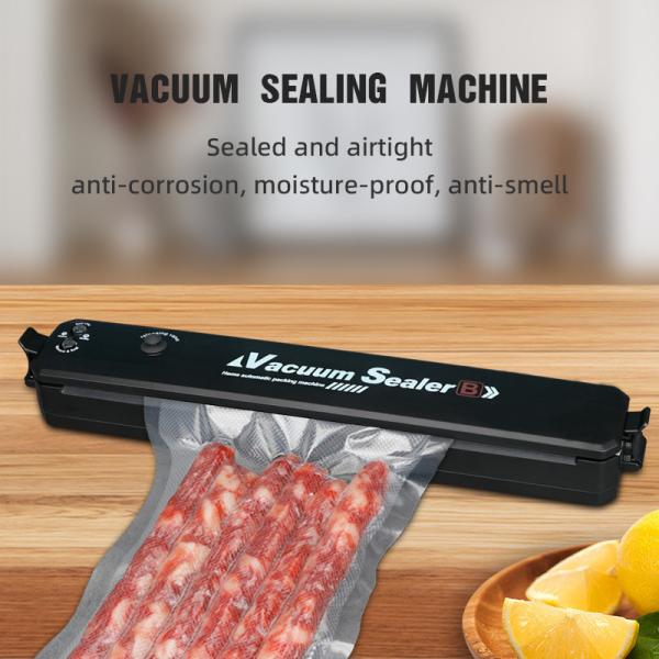 Super Suction Automatic Suction Vacuum Food Sealers for Home Hotel Restaurant in Black