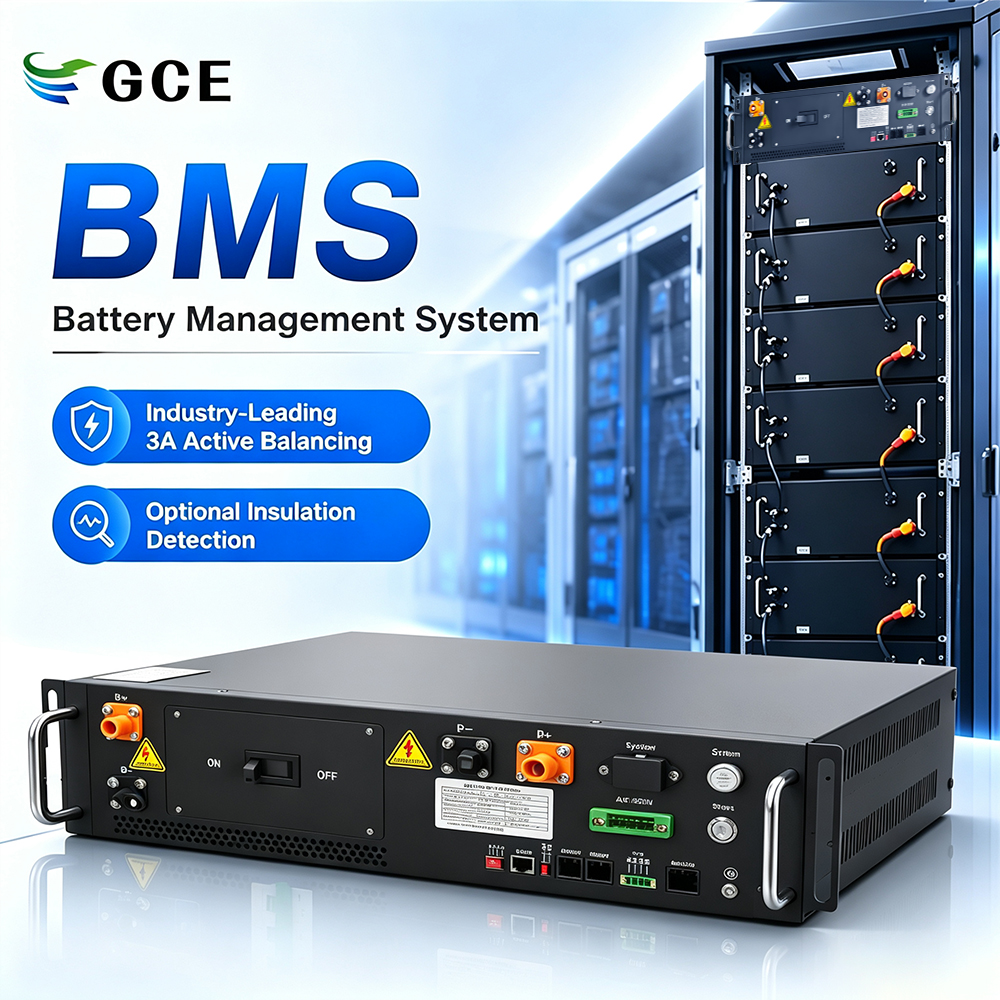 3U High Voltage Rack BMS 176S 563.2V 125A for Solar PV Storage, UPS Backup, and Microgrid – Supports Parallel Operation, External HMI, RS485/CAN/Ethernet, CE Certified