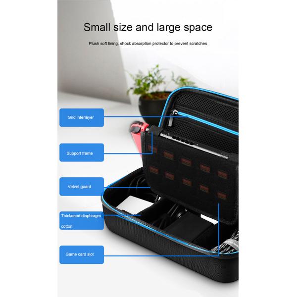 цвет Pantone случая переключателя 26*13*9cm Mutispandex Nintendo защитный